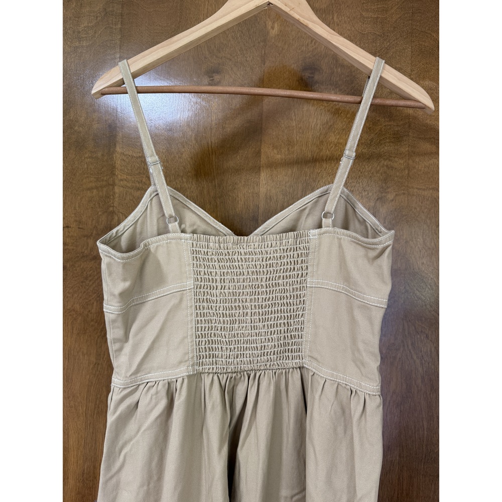 Universal Thread Tan Corset Midi A-Line Dress - Picture 5 of 10
